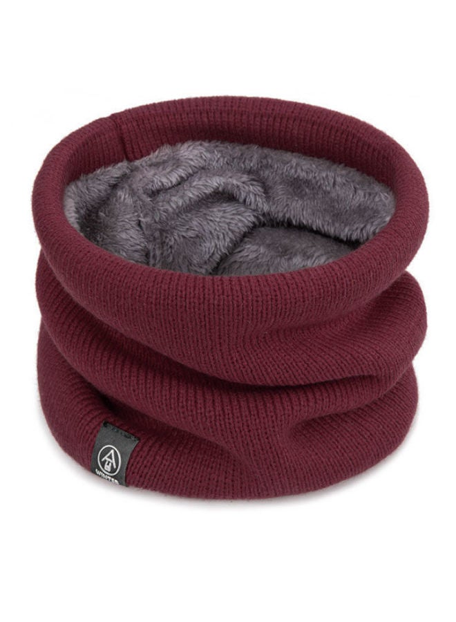Uni Winter Fleece-lined Thickened Warm Scarf For Students Korean-style All-match Necklace Outdoor Leisure Cycling Scarf