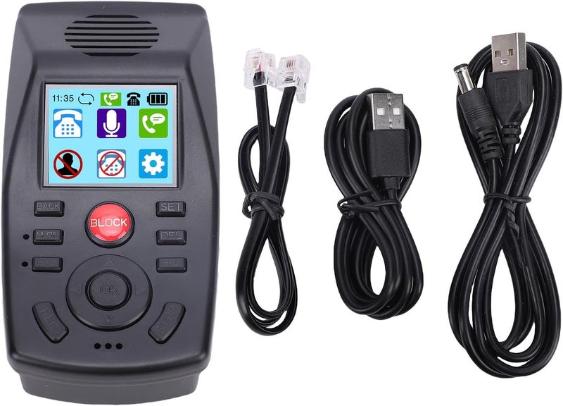 Gulf approved global quality Analog Telephone Management System with Answering Function for Call Blocking and Scam Callers 3 X AAA Battery Backup Easy Call Management,Customizable Voicemail Greeting ABSSupport for OS X Flexible usage build - Image 5