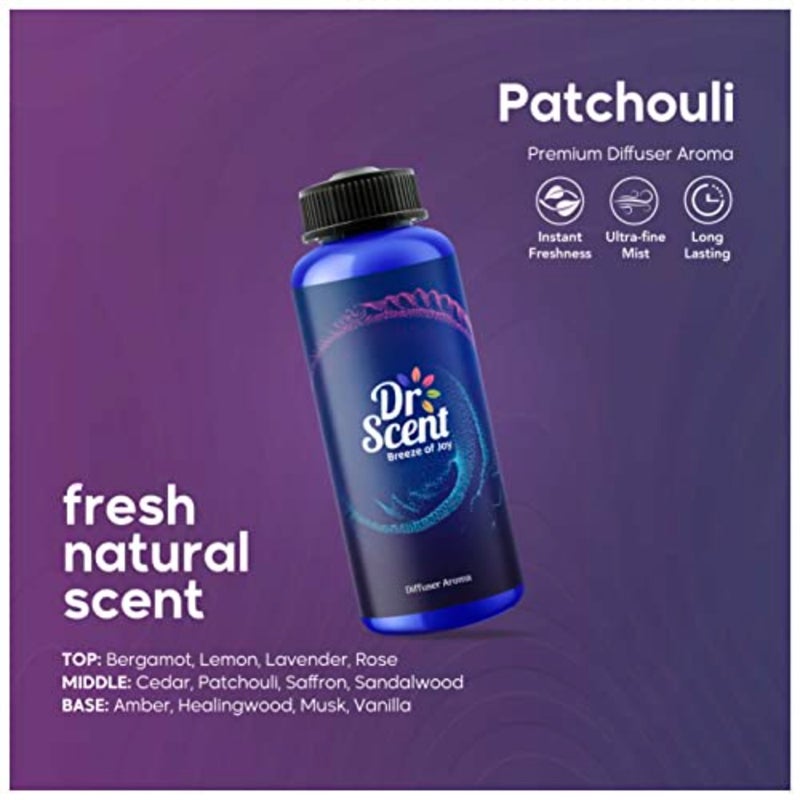 Diffuser Aroma Patchouli - Notes Roses and Lemon Ending With Musk Smell - Image 3