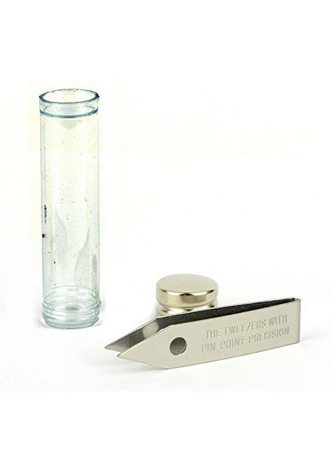 Sliver Gripper Uncle Bill's 19074 Tweezers in a Recloseable Tube - Image 2