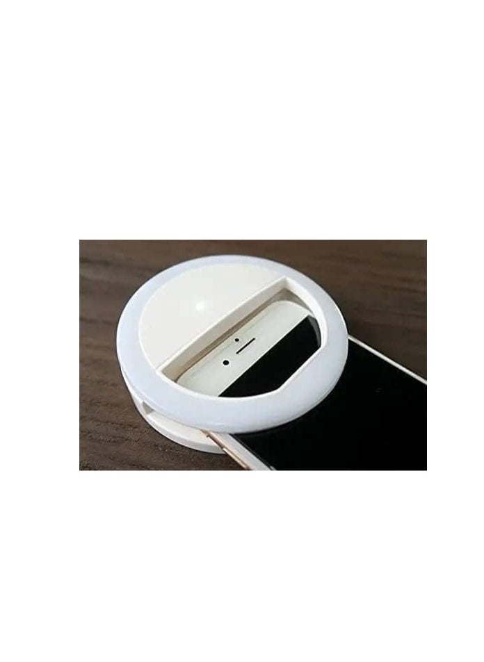 Generic - MAGBA Portable LED Selfie Ring Light for All Smartphones | Enhanced Ring Light for Tablets with 3 Brightness Levels for Photography and Video Calling (Smartphones, Laptops, Tablets with LED Light) - Image 1