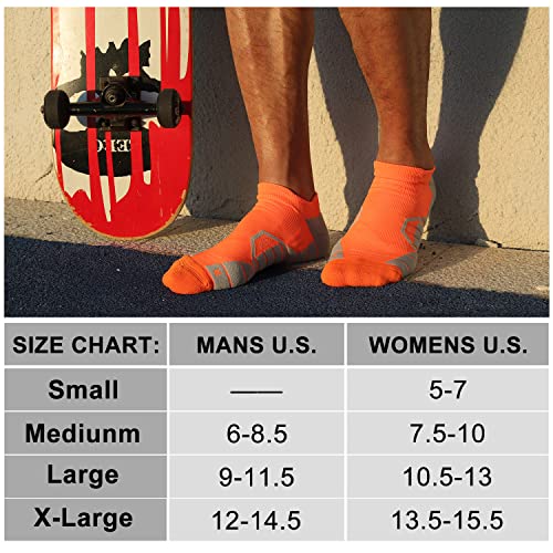 Hylaea Low Cut Athletic Running Socks for Women Men Cushion No Show Compression Socks for Sprots Gym Workout Cushion Coolmax - Image 5