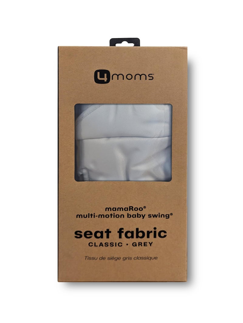 4moms Extra Seat Fabric, MamaRoo Baby Swing, Model 1046, Black Classic - Image 1