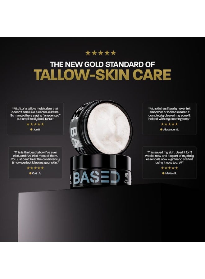 Based Whipped Beef Tallow Moisturizer 100ml | 100% Organic Tallow with Manuka Honey & Rosehip Oil | Face & Body Balm for Dry, Sensitive & Eczema-Prone Skin - Image 2