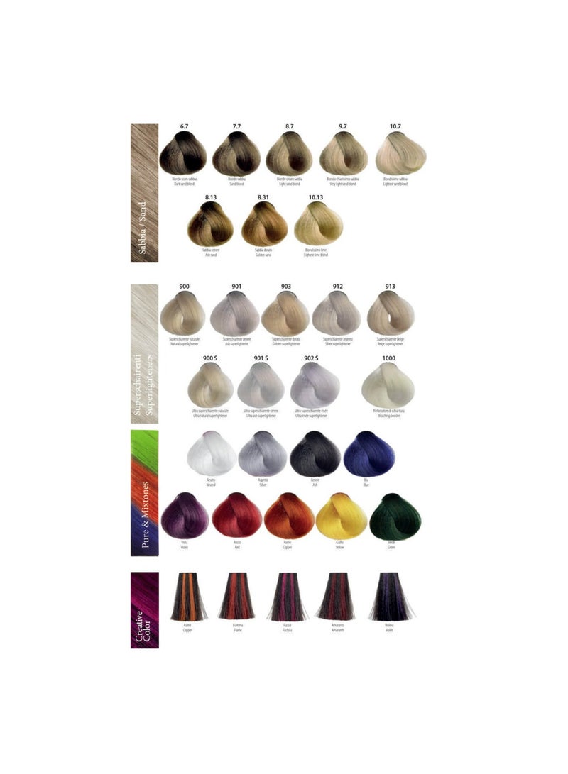 MAXIMA PROFESSIONAL Professional hair coloring cream with keratin and ceramides 9.99 almond color 100 ml - Image 5