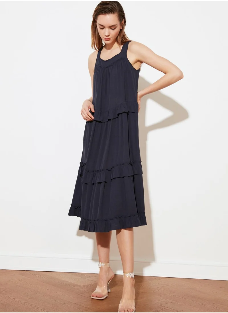 trendyol Ruffle Trim Dress