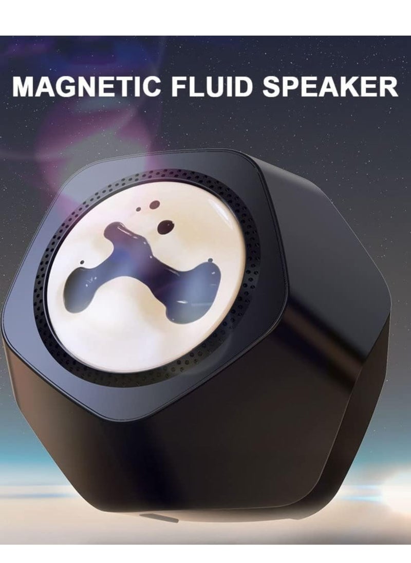 Magnetic Fluid Speaker, Rhythm Subwoofer Magnetic Fluid Touch Bluetooth Speaker, 360° Surround Sound Home Theater Audio System, Home Theater Wireless Speaker for Home Office Decor