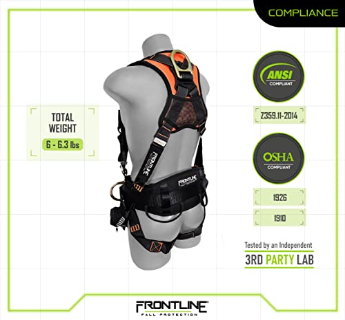FRONTLINE FALL PROTECTION Combat™ Full Body Harness | New styles | OSHA and ANSI compliant (ML, Full Body Harness)… - Image 5