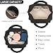 Lushandy Baby Diaper Bag Tote Mom Bag Cute Crossbody Diaper Bags Baby Travel Bags for Girl Paaleras Para Bebe Black Large - Image 3