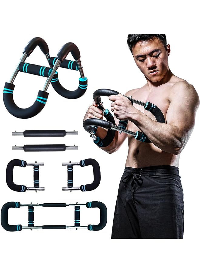NALACAL Twister Arm Exerciser Adjustable Chest Expander Biceps Triceps Forearm Inner Thighs & Shoulder Muscle Fitness Equipment Upper Body Strength Training Machine Portable Home Fitness Equipment - Image 1