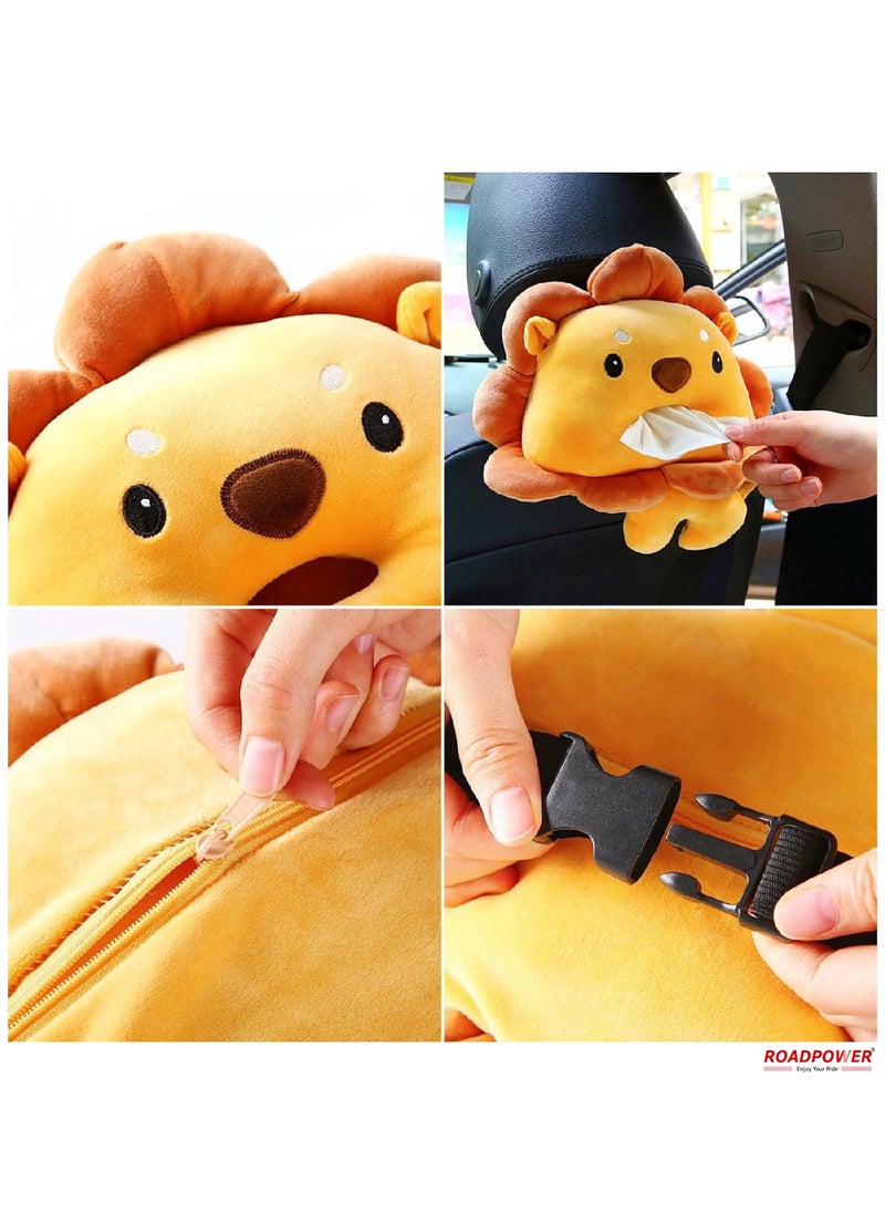 Car Tissue Box Cute Cartoon Soft Plush Napkin Tissue Paper Holder Portable Paper Package Case Car Seat Tissue Box Car Styling Accessories 2 Pack - pzsku/ZD1F30EDB581A76E22255Z/45/_/1696410332/f0a70c65-6ca9-4821-905c-cc3dc6a34d60