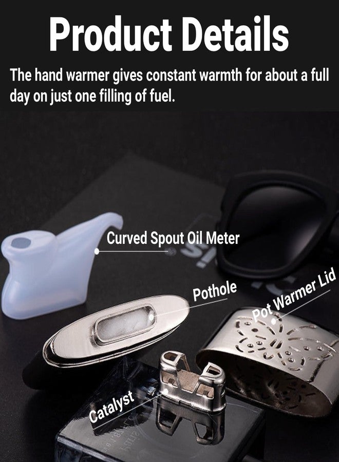 LiebeWH Pocket Hand Warmer Portable Warmer Heater for Outdoor Travel Camping Climbing - Image 4