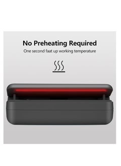 SYOSI Portable Food Seal Machine For Plastic Bags Kitchen Handheld Vacuum Sealer Small Chip Bag Resealer And Opener Hand Packet Sealer And Cutter Kitchen Gadgets Sealing Clip  - Image 2