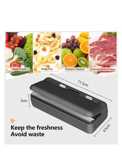 SYOSI Portable Food Seal Machine For Plastic Bags Kitchen Handheld Vacuum Sealer Small Chip Bag Resealer And Opener Hand Packet Sealer And Cutter Kitchen Gadgets Sealing Clip  - Image 3