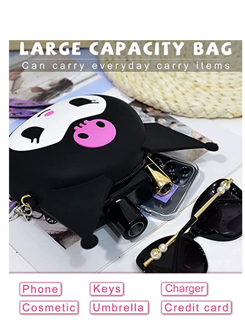 Excefore - Kawaii Crossbody Shoulder Bag, Cartoon Shoulder Bag, Large Capacity Messenger Bag for Girls School Outing,  Crossbody Bag for Women Girls - Image 1