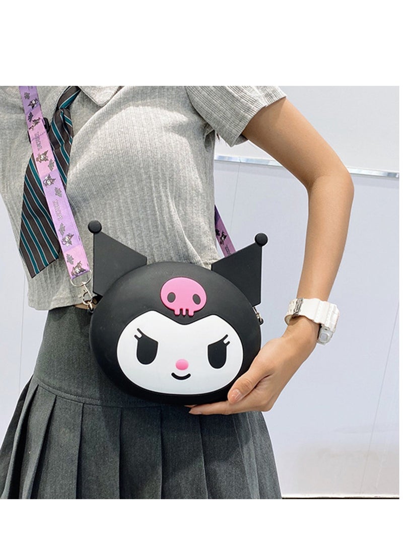 Excefore - Kawaii Crossbody Shoulder Bag, Cartoon Shoulder Bag, Large Capacity Messenger Bag for Girls School Outing,  Crossbody Bag for Women Girls - Image 1