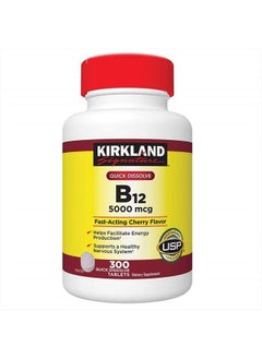Quick Dissolve B-12 5000 Mcg., 300 Tablets