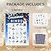 Mueddur Snowman Bingo Game Card Winter Holiday Party Bingo Set for Adults Large Group Family Friends Christmas Winter Holiday Games for 24 Players 30 - Image 4
