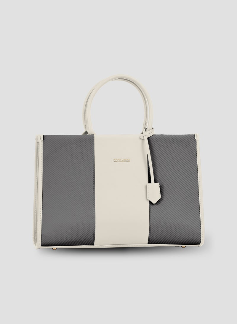 بارا جون حقائب يد نسائية عصرية ذات مقبض علوي للنساء حقيبة كتف كروس كاكي - Image 2