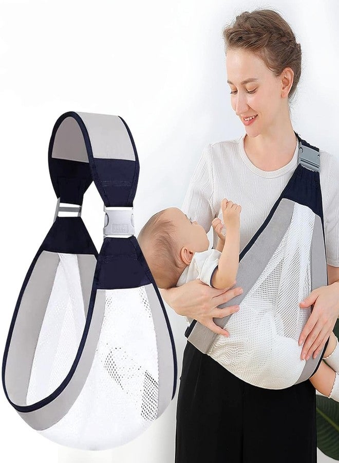 BLUTAILS Baby Carrier for Newborn to Toddler. Adjustable Baby Sling with Thick Shoulder Strap, Lightweight and Breathable Baby Carrier Wrap for 3-24 Months Baby