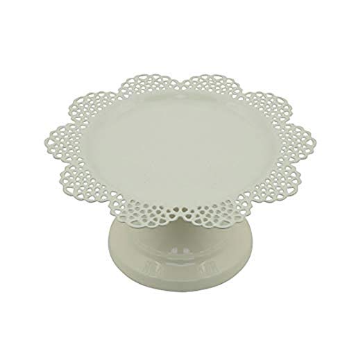 ELAN Flourish Cake Stand, Dessert Cupcake for Wedding |Event| Birthday Party (Off-White, 1/2 Kg Only) - Image 3