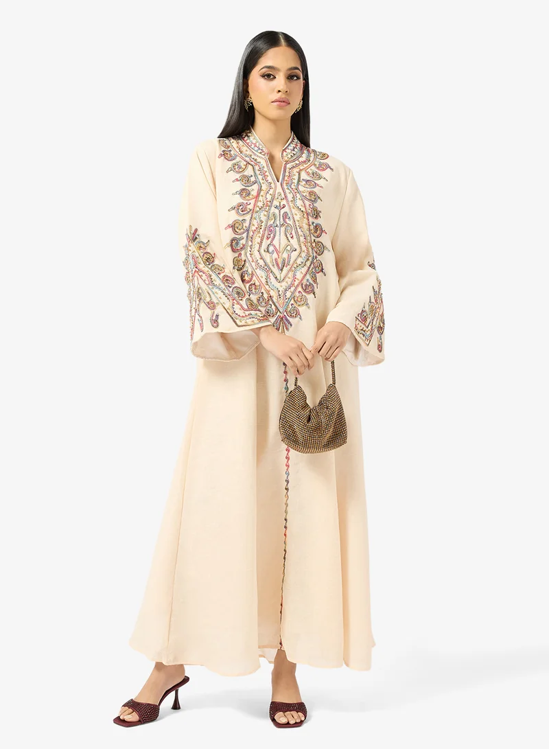 Khizana Embroidered Jalabiya