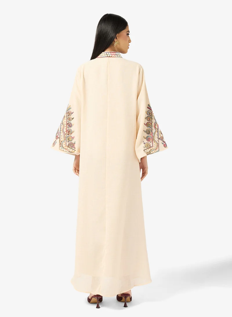 Khizana Embroidered Jalabiya