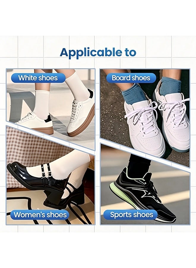 Jakehoe Foam Cleaner For White Shoe,Foam Shoe Cleaner for Non-washing Decontamination and Whitening of Sports Shoe Sneakers White Shoes Microfiber Shoe and Cloth Shoes Cleaning,100ml - Image 3