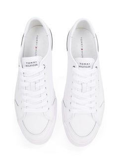 TOMMY HILFIGER CORE VULCANISED LEATHER TRAINERS  - Image 5