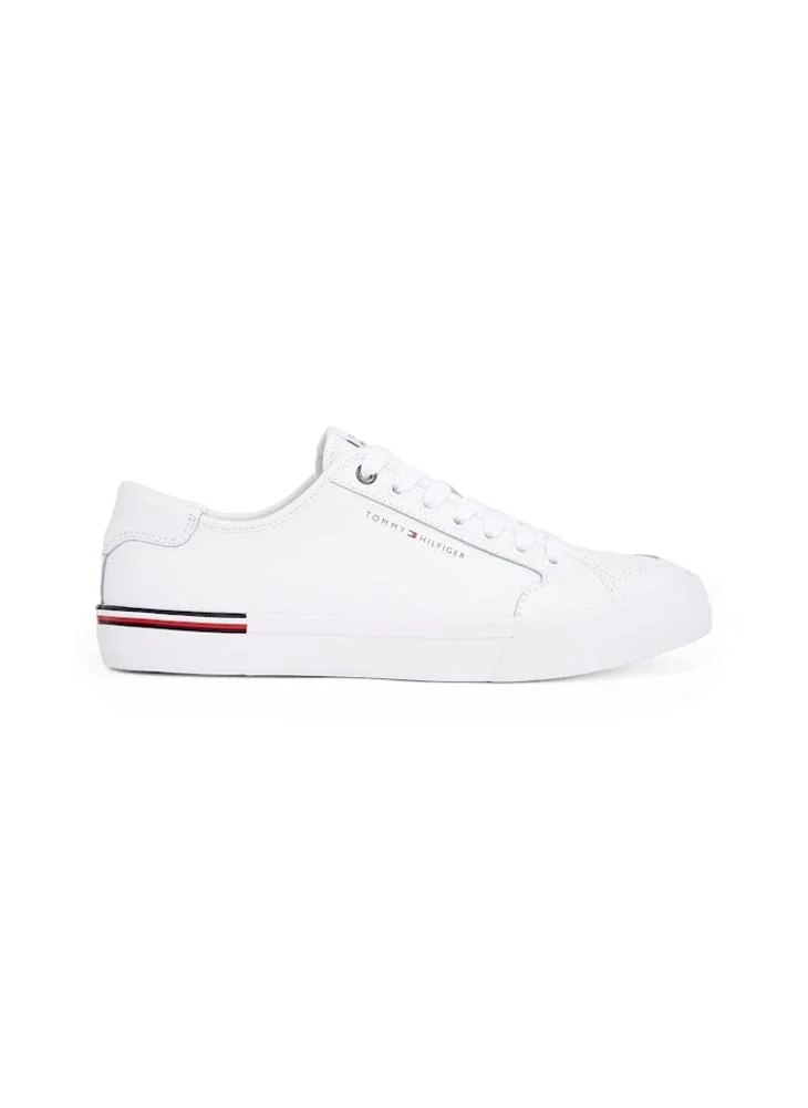 TOMMY HILFIGER CORE VULCANISED LEATHER TRAINERS