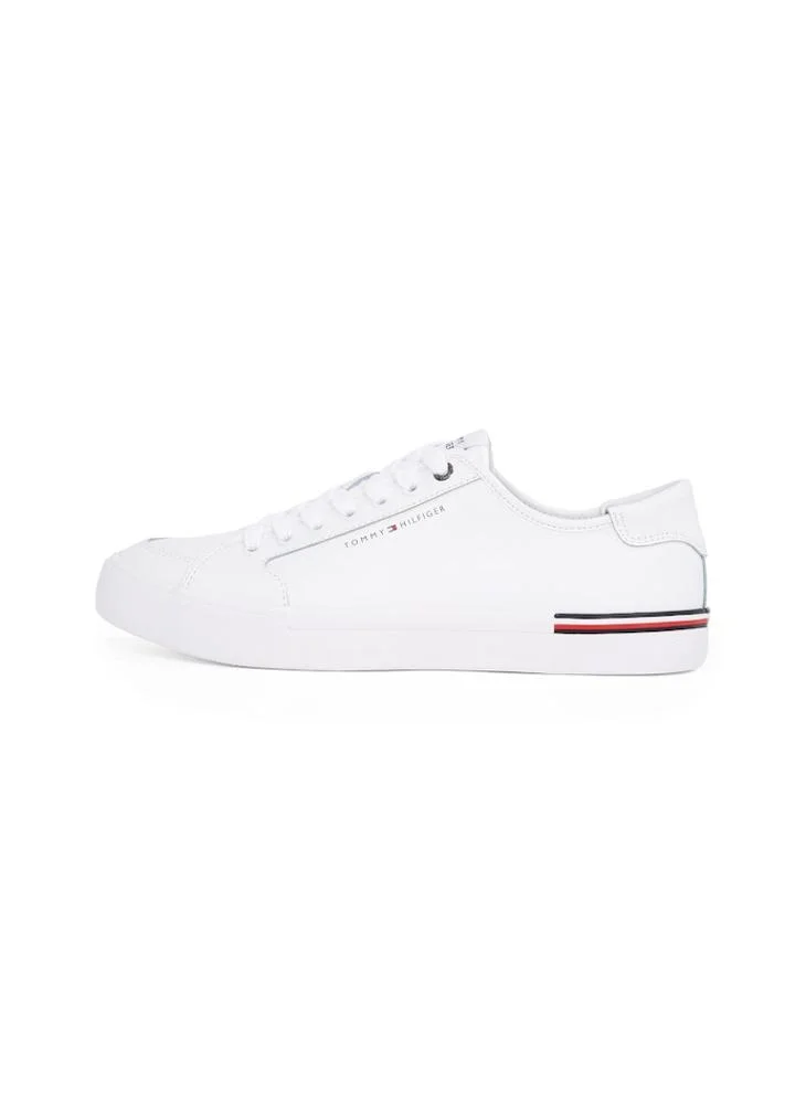 TOMMY HILFIGER CORE VULCANISED LEATHER TRAINERS