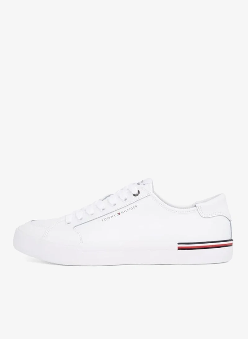 TOMMY HILFIGER CORE VULCANISED LEATHER TRAINERS