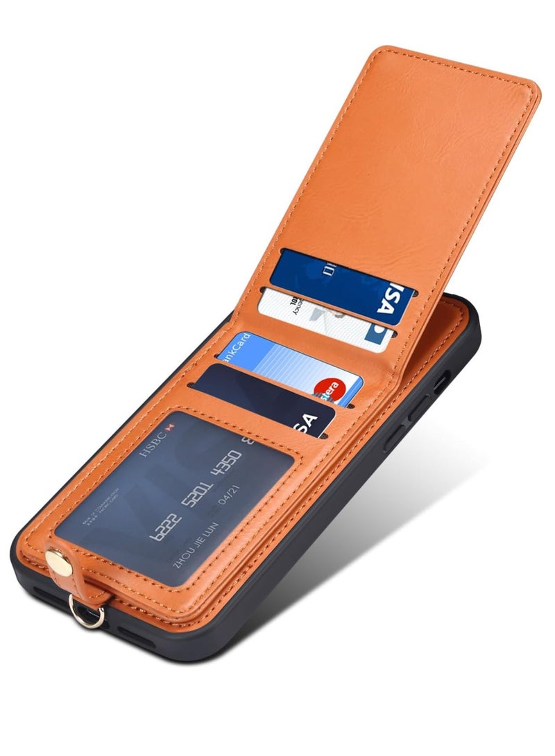 Gerenic Case for iPhone 15 Pro Max/15 Plus/15 Pro/15, Crossbody Leather Case Flip Card Slot Shockproof Protection  - Image 2