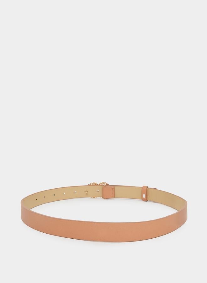 Styli Styli Rhinestone Double Circle Buckle Belt  - Image 3