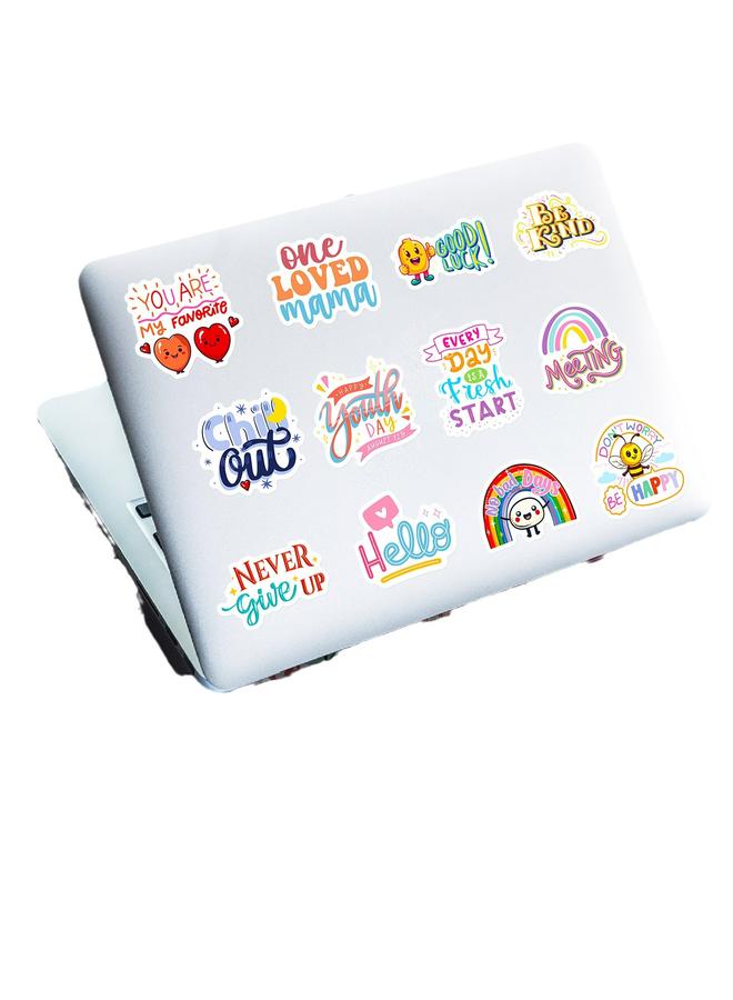 Bluejw 50 Inspirational Stickers English Learning Slogans Ins Feng Shui Cup Decoration Personality Encouragement Stickers - Image 5