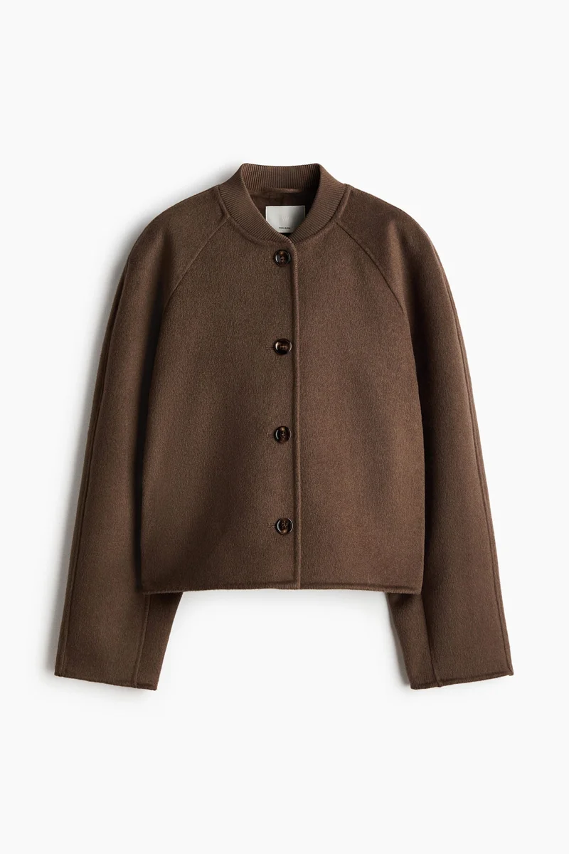 H&M Handmade wool-blend jacket