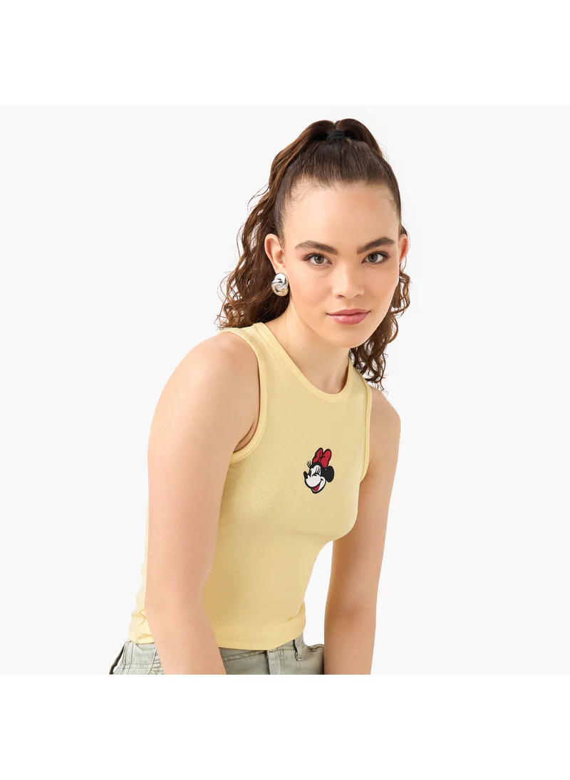 اس بي كاركترز Minnie Mouse Applique Sleeveless Top