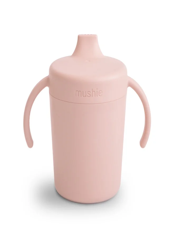 mushie Trainer Sippy Cup Blush