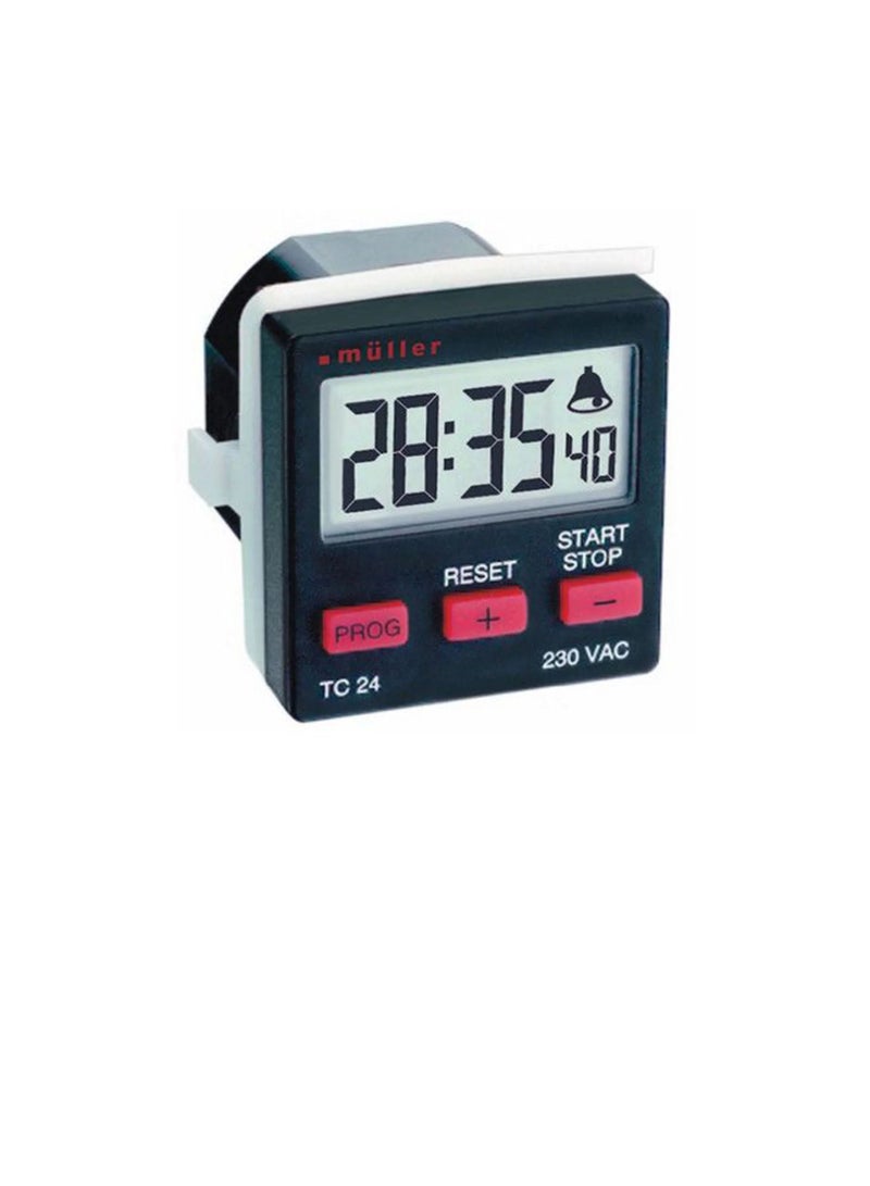 Muller Countdown Timer Panel Mounted 99h:59m:59s 230V TC24.21 - Image 1