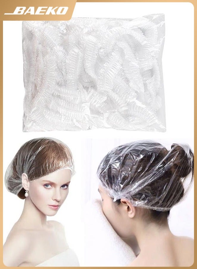 BAEKO 100-Piece Disposable Shower Cap Set - Image 1