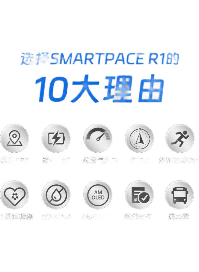 Kpep Professional Sports Gps Dual-Frequency Outdoor Running Swimming Cycling Mountaineering Heart Rate Speed Blood Oxygen Monitoring Riding Code Offline Payment Smart Sports Watch - Image 2