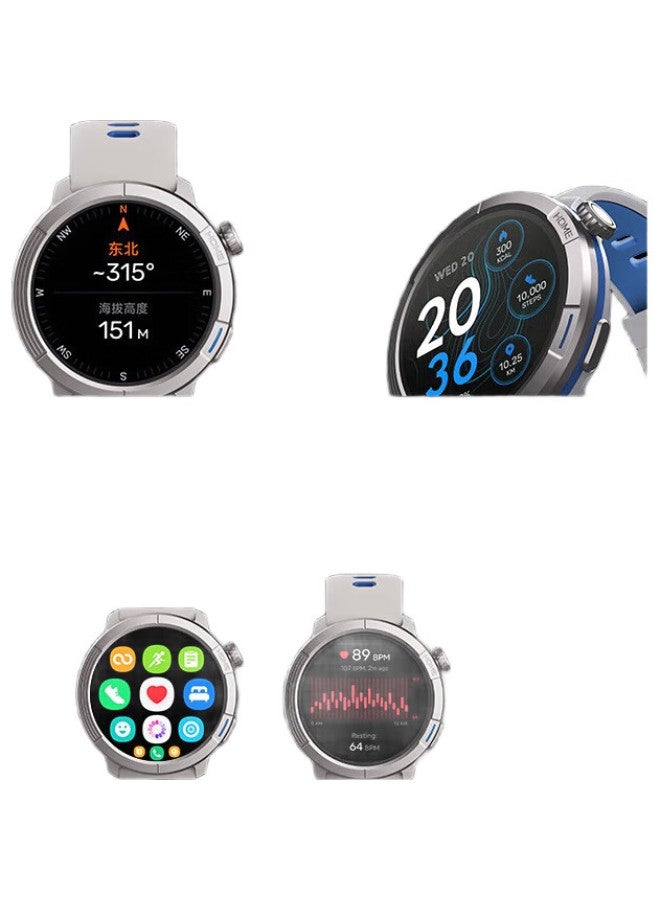 Kpep Professional Sports Gps Dual-Frequency Outdoor Running Swimming Cycling Mountaineering Heart Rate Speed Blood Oxygen Monitoring Riding Code Offline Payment Smart Sports Watch - Image 1