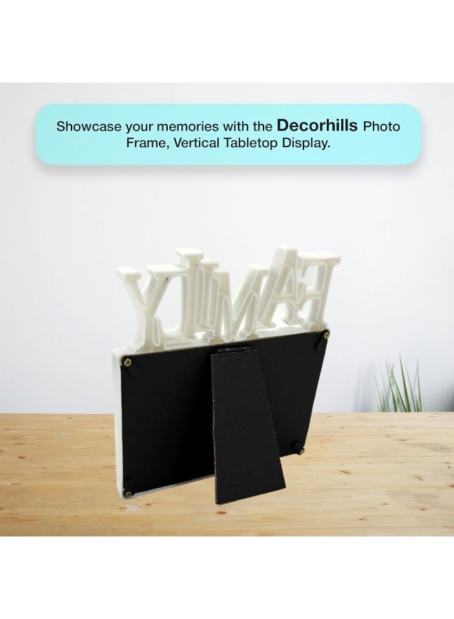 Decorhills DECORHILLS FRAMES & DECOR Plastic Family Design Single Photo Frame  - Image 3