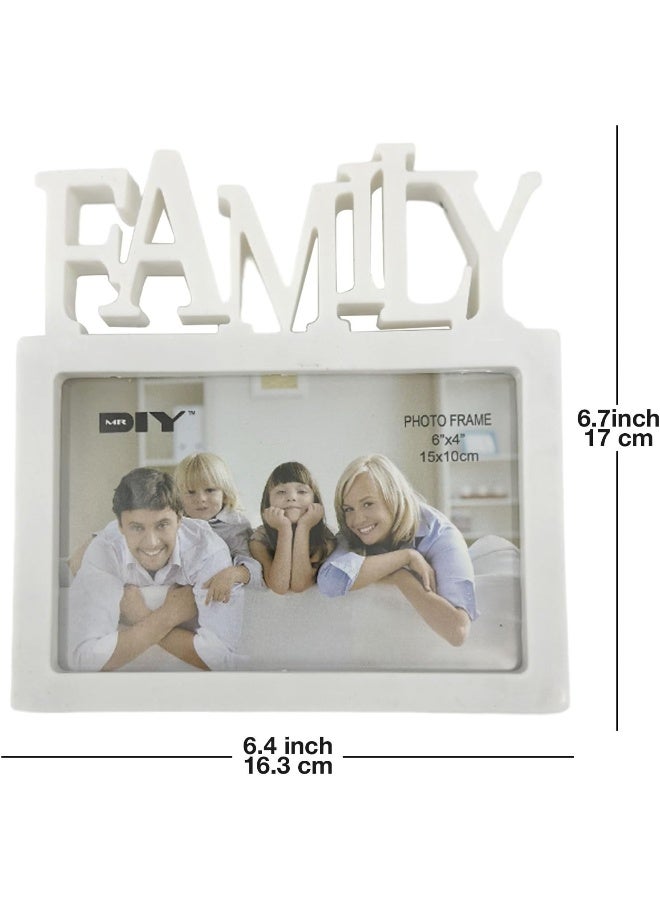 Decorhills DECORHILLS FRAMES & DECOR Plastic Family Design Single Photo Frame  - Image 4
