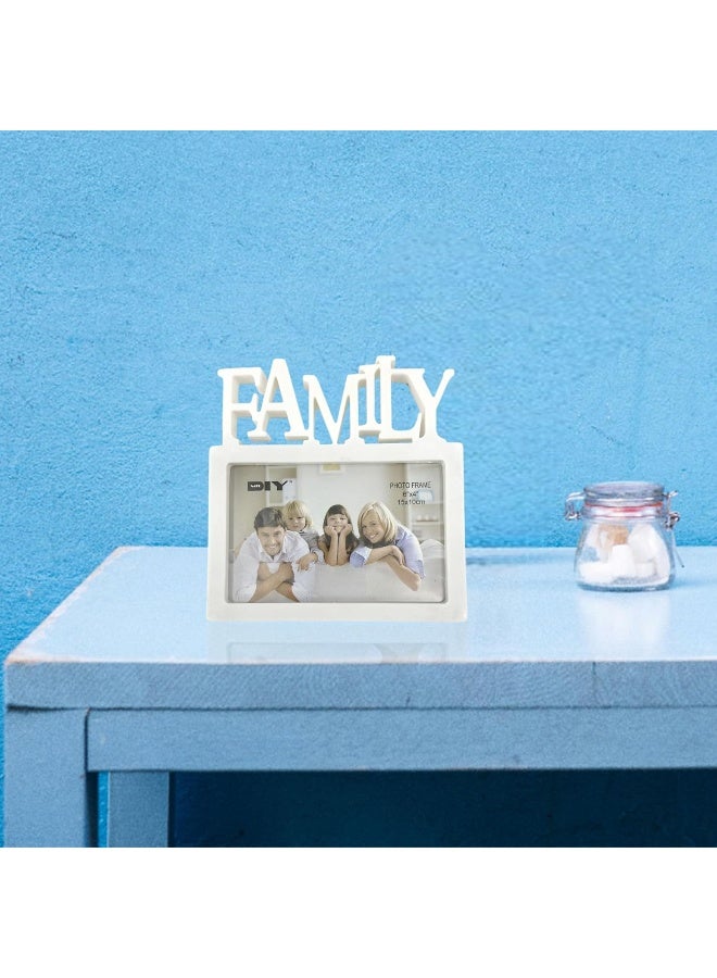 Decorhills DECORHILLS FRAMES & DECOR Plastic Family Design Single Photo Frame  - Image 2