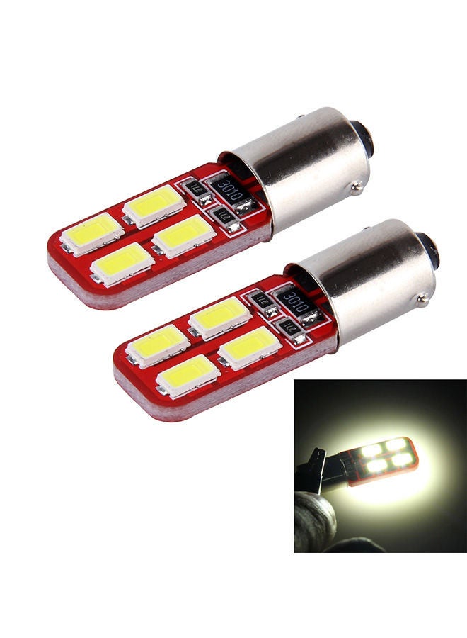 NIBEMINENT 10-Piece BA9S 3W 200lm 6000K 8 SMD-5730 LEDs Car Clearance Light  - Image 2