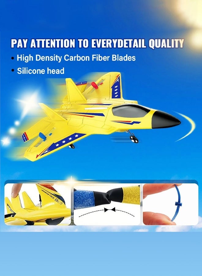 Wholesale remote control foam aircraft land and air amphibious aircraft model fighter fixed wing glider anti-fall remote control aircraft - Image 1