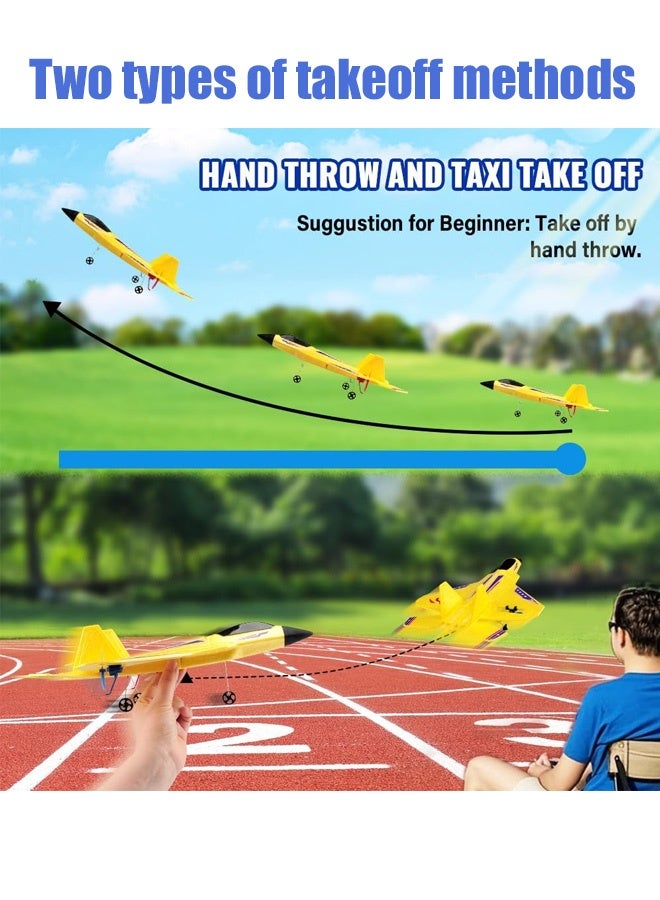 Wholesale remote control foam aircraft land and air amphibious aircraft model fighter fixed wing glider anti-fall remote control aircraft - Image 3