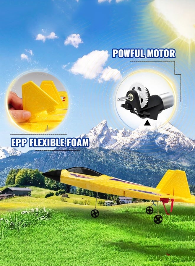 Wholesale remote control foam aircraft land and air amphibious aircraft model fighter fixed wing glider anti-fall remote control aircraft - Image 2