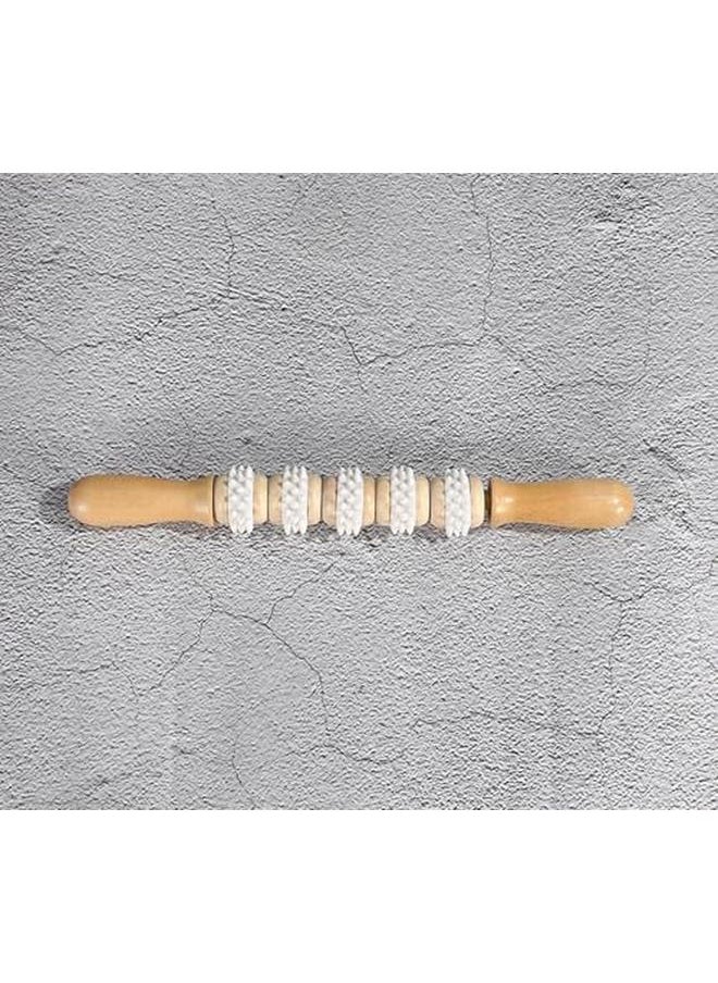Generic Wooden Massage Roller, Acupoint Massage Stick Roller Massager Body Massage Tool  - Image 2